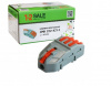 1-2.sale клемма разветвит. СМК 222-421-3 с рычагом 1/3х4мм2, 32А (уп.25шт, цена за шт) E1M 901412