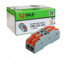 1-2.sale клемма проходная СМК 222-422 с рычагом 2х2,5(4)мм2, 32А (уп.25шт, цена за шт) E1M 901407